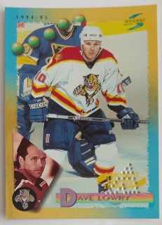 1994-95 Score - [Base] - Gold Line Pinnacle Punched #81 Dave Lowry