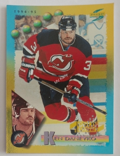 1994-95 Score - [Base] - Gold Line Pinnacle Punched #142 Ken Daneyko