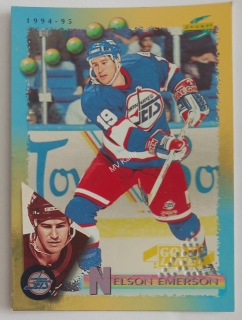 1994-95 Score - [Base] - Gold Line Pinnacle Punched #41 Nelson Emerson