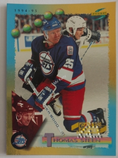 1994-95 Score - [Base] - Gold Line Pinnacle Punched #65 Thomas Steen