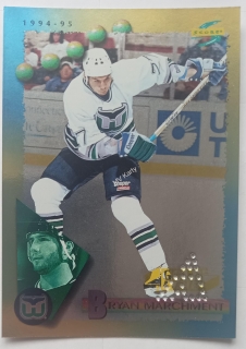 1994-95 Score - [Base] - Gold Line Pinnacle Punched #107 Bryan Marchment