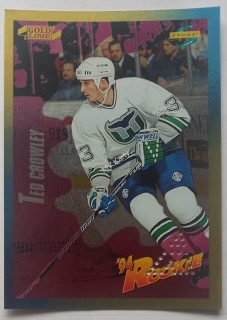 1994-95 Score - [Base] - Gold Line Pinnacle Punched #233 Ted Crowley