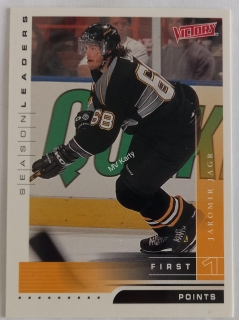 1999-00 Upper Deck Victory - [Base] #336 Season Leaders - Jaromir Jagr