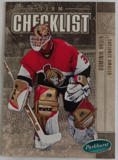 2005-06 Parkhurst - [Base] #691 Team Checklist - Dominik Hasek