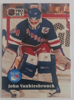 1991-92 Pro Set - [Base] #447 John Vanbiesbrouck