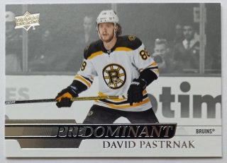 2020-21 Upper Deck - Predominant #PR-1 David Pastrnak