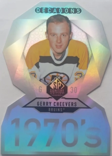 2020-21 Upper Deck SP Signature Edition Legends - Decagons #DC-19 Gerry Cheevers