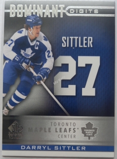 2020-21 Upper Deck SP Signature Edition Legends - Dominant Digits #DD-31 Darryl Sittler