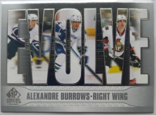 2020-21 Upper Deck SP Signature Edition Legends - evolve #E-34 Alexandre Burrows