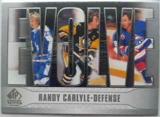 2020-21 Upper Deck SP Signature Edition Legends - evolve #E-7 Randy Carlyle