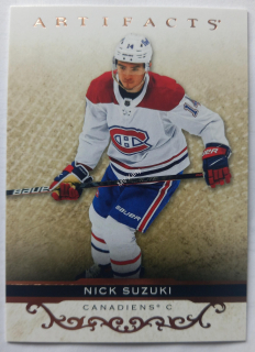 2021-22 Upper Deck Artifacts - [Base] - Rose Gold #17 Stars - Nick Suzuki