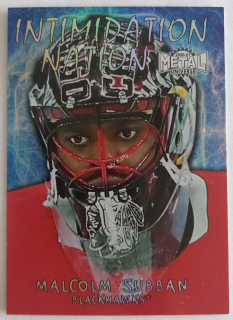 2020-21 Skybox Metal Universe - Intimidation Nation #IN-21 Malcolm Subban