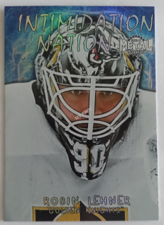 2020-21 Skybox Metal Universe - Intimidation Nation #IN-23 Robin Lehner