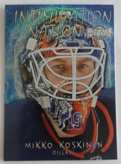 2020-21 Skybox Metal Universe - Intimidation Nation #IN-26 Mikko Koskinen