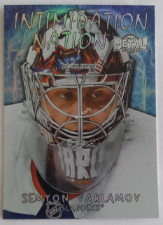 2020-21 Skybox Metal Universe - Intimidation Nation #IN-25 Semyon Varlamov
