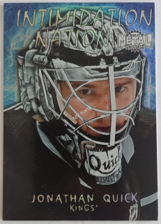 2020-21 Skybox Metal Universe - Intimidation Nation #IN-11 Jonathan Quick