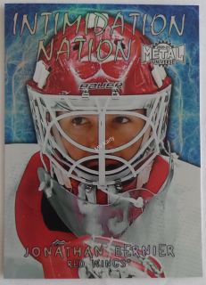 2020-21 Skybox Metal Universe - Intimidation Nation #IN-18 Jonathan Bernier