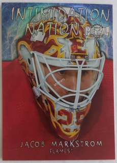 2020-21 Skybox Metal Universe - Intimidation Nation #IN-16 Jacob Markstrom