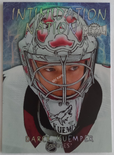 2020-21 Skybox Metal Universe - Intimidation Nation #IN-29 Darcy Kuemper