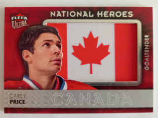 2014-15 Fleer Ultra - National Heroes Manufactured Flag Patch #NH-CP - Carey Price