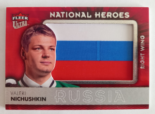 2014-15 Fleer Ultra - National Heroes Manufactured Flag Patch #NH-VN - Valeri Nichushkin