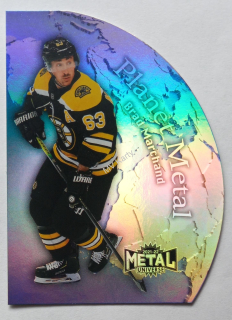 2021-22 Skybox Metal Universe - Planet Metal #PM-18 Brad Marchand