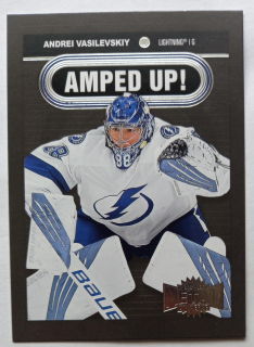 2021-22 Skybox Metal Universe - Amped Up #AU-28 Andrei Vasilevskiy