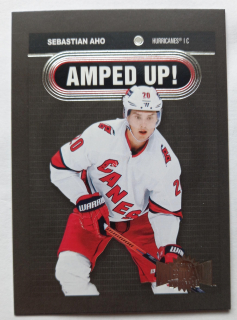 2021-22 Skybox Metal Universe - Amped Up #AU-11 Sebastian Aho