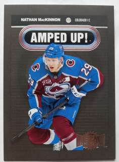 2021-22 Skybox Metal Universe - Amped Up #AU-10 Nathan MacKinnon