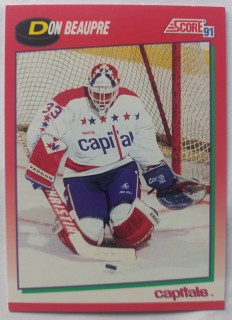 1991-92 Score - [Base] - Canadian English #185 Don Beaupre