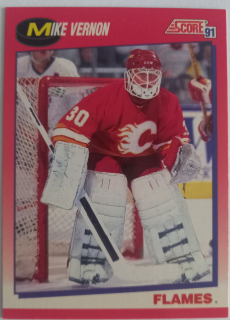1991-92 Score - [Base] - Canadian Bilingual #80 Mike Vernon