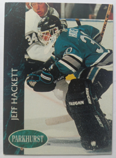 1992-93 Parkhurst - [Base] #162 Jeff Hackett