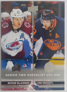 2022-23 Upper Deck Series 2 - [Base] #449 Checklist - Nathan MacKinnon, Leon Draisaitl
