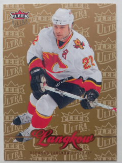 2007-08 Fleer Ultra - [Base] - Gold Medallion Edition #171 Daymond Langkow