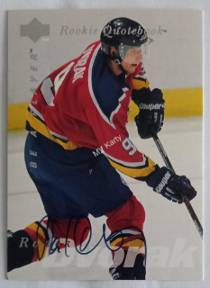 1995-96 Upper Deck Be a Player - [Base] - Autographs #S163  Radek Dvorak