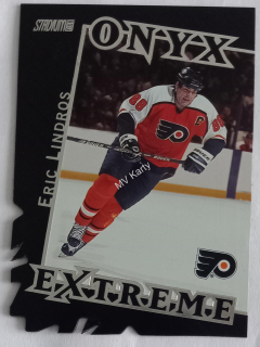 1999-00 Topps Stadium Club - Onyx Extreme - Die-Cut #OE4 Eric Lindros