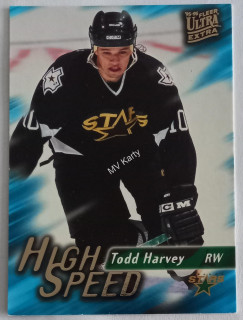 1995-96 Fleer Ultra Extra - High Speed #10 Todd Harvey