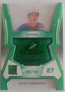 2021-22 SPx - Finite Rookies - Green #F - 42 Nils Lundkvist #/199