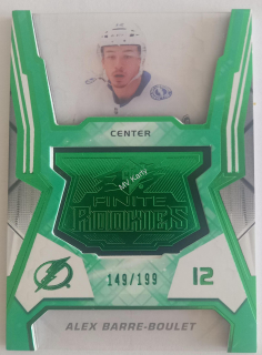 2021-22 SPx - Finite Rookies - Green #F-34  Alex Barre-Boulet #/199