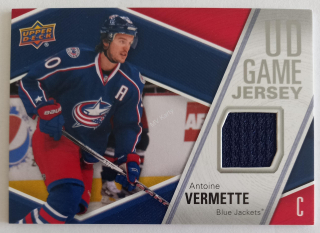 2011-12 Upper Deck - UD Game Jersey Series 2 #GJ-AV Antoine Vermette
