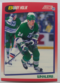 1991-92 Score - [Base] - Canadian Bilingual #153 Bobby Holik