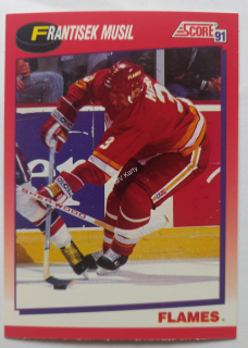 1991-92 Score - [Base] - Canadian Bilingual #142 Frantisek Musil