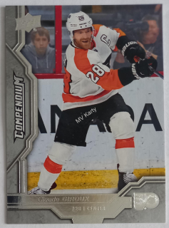 2018-19 Upper Deck Compendium - Base SP Achievements #SP5 Claude Giroux