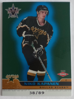 2001-02 Pacific Vanguard - [Base] #108  Rookie - Niko Kapanen #/89