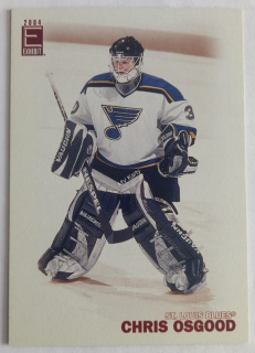 2003-04 Pacific Exhibit - [Base] - Blue Back #190 Chris Osgood #/425