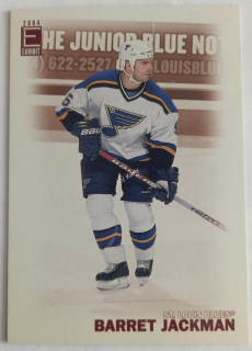 2003-04 Pacific Exhibit - [Base] - Blue Back #189 Barret Jackman #/425