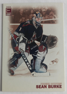 2003-04 Pacific Exhibit - [Base] - Blue Back #187 Sean Burke #/425