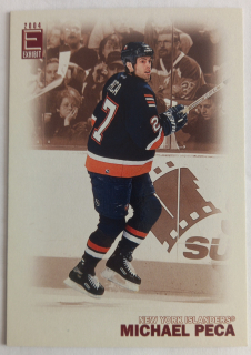 2003-04 Pacific Exhibit - [Base] - Blue Back #178 Michael Peca #/425