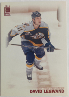 2003-04 Pacific Exhibit - [Base] - Blue Back #176 David Legwand #/425