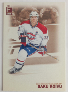 2003-04 Pacific Exhibit - [Base] - Blue Back #174 Saku Koivu #/425